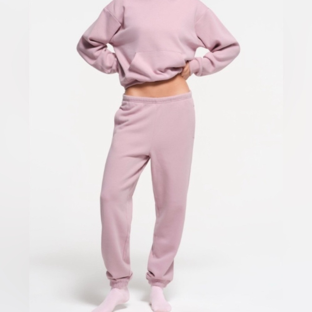 SKIMS Cotton Fleece Joggers Dusk XS